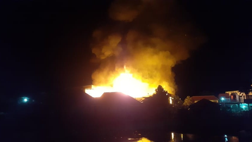 Kebakaran Besar Terjadi di Madina
